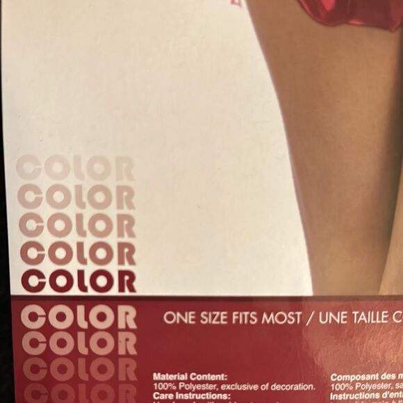 crimson  Ruffled Tutu Skirt - Picture 4 of 5